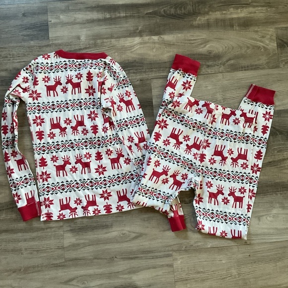 HANNA ANDERSSON Sz 160 US 14 Christmas Reindeer Pajama Set - Picture 3 of 3